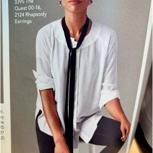 cabi #3421 Tuxedo Blouse